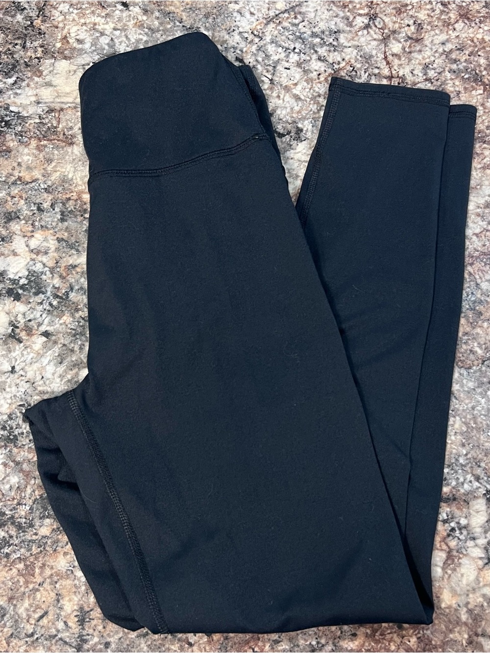 Black High-Waist Athletic Leggings